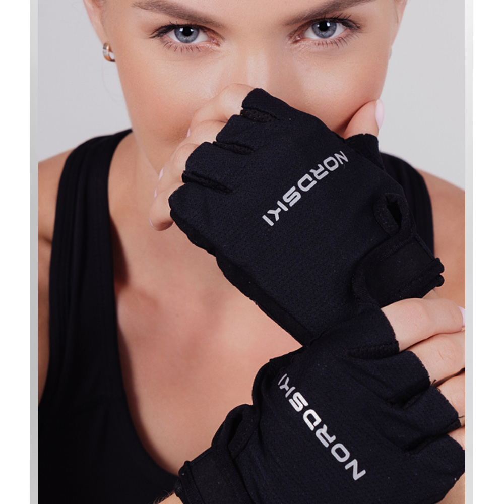 Перчатки Nordski Sport (L, 100 черный)