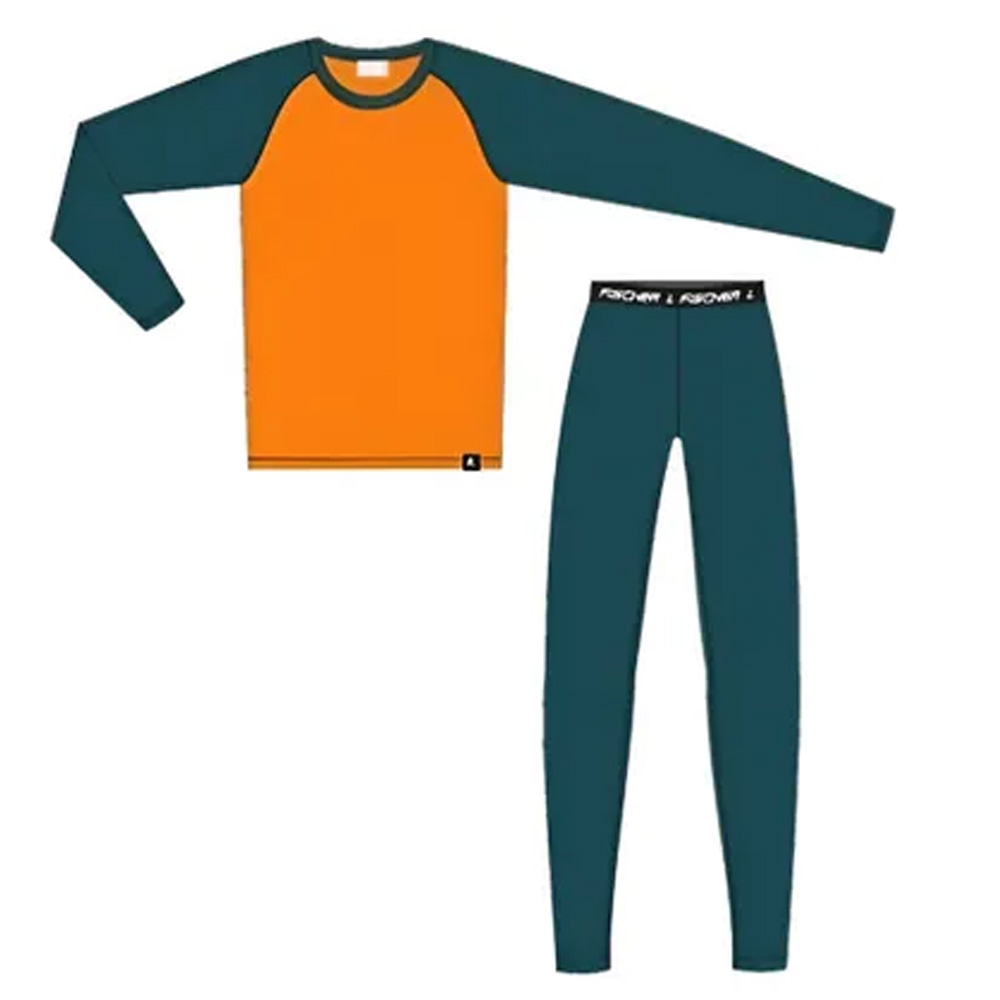 Комплект белья FISCHER Warm  детск. (122, 430 Синий/оранжевый)