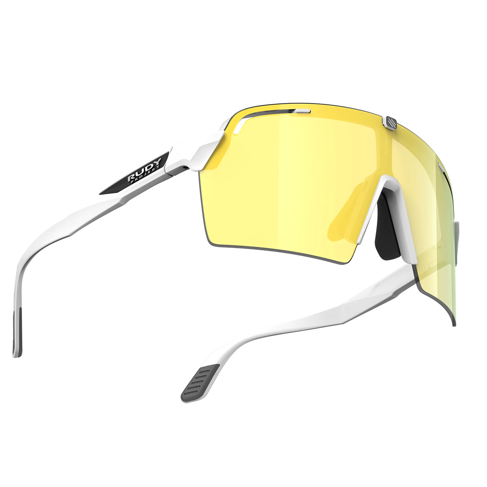 Очки Rudy Project SPINSHIELD PRO White Matte - Multilaser Yellow