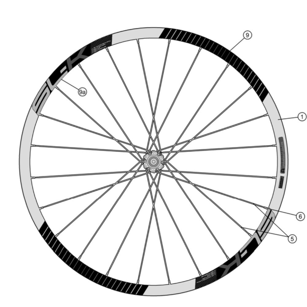 Обод FSA Carbon MTB Tubeless clincher 29"x24H RM057 V16
