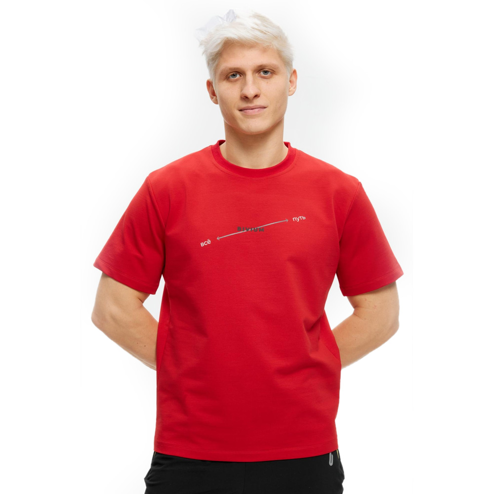 Футболка BIVIUM мужская  (L(52-188), Красный)
