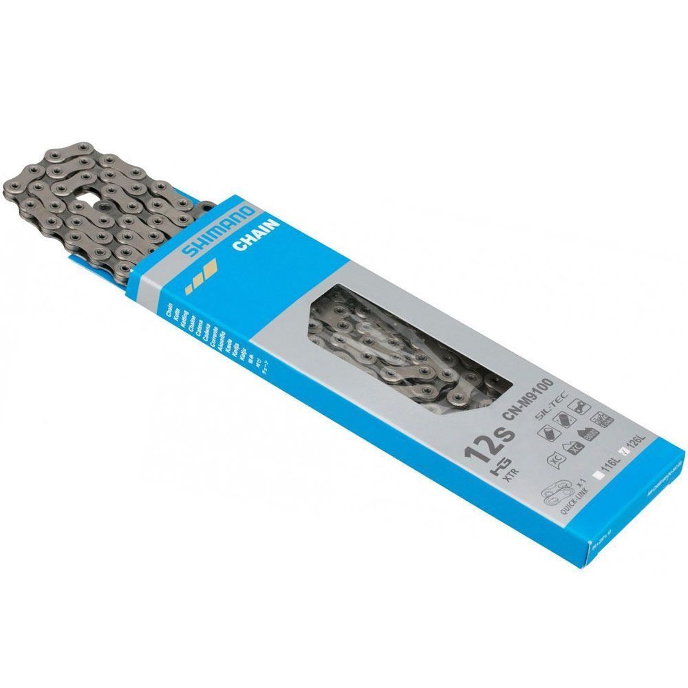 Цепь Shimano XTR/Dura-Ace M9100, 12ск, 126 зв. с замком