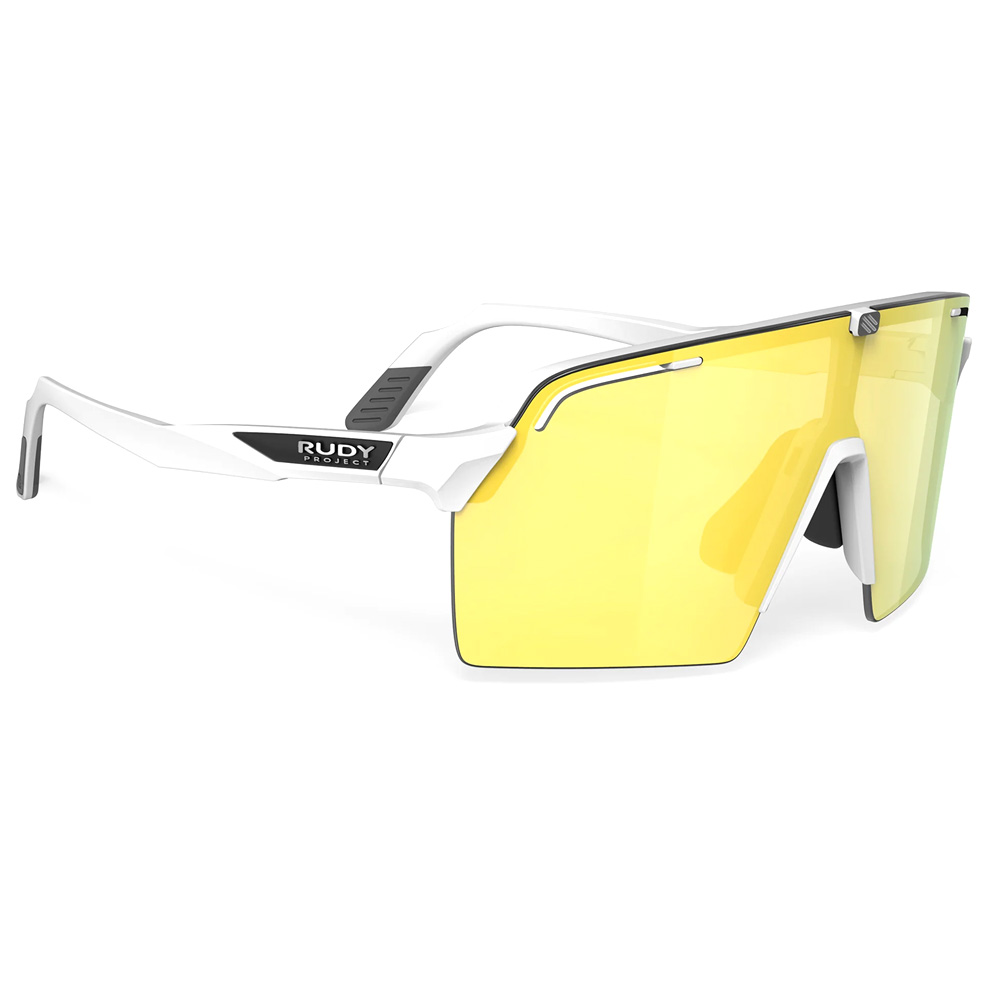 Очки Rudy Project SPINSHIELD PRO White Matte - Multilaser Yellow