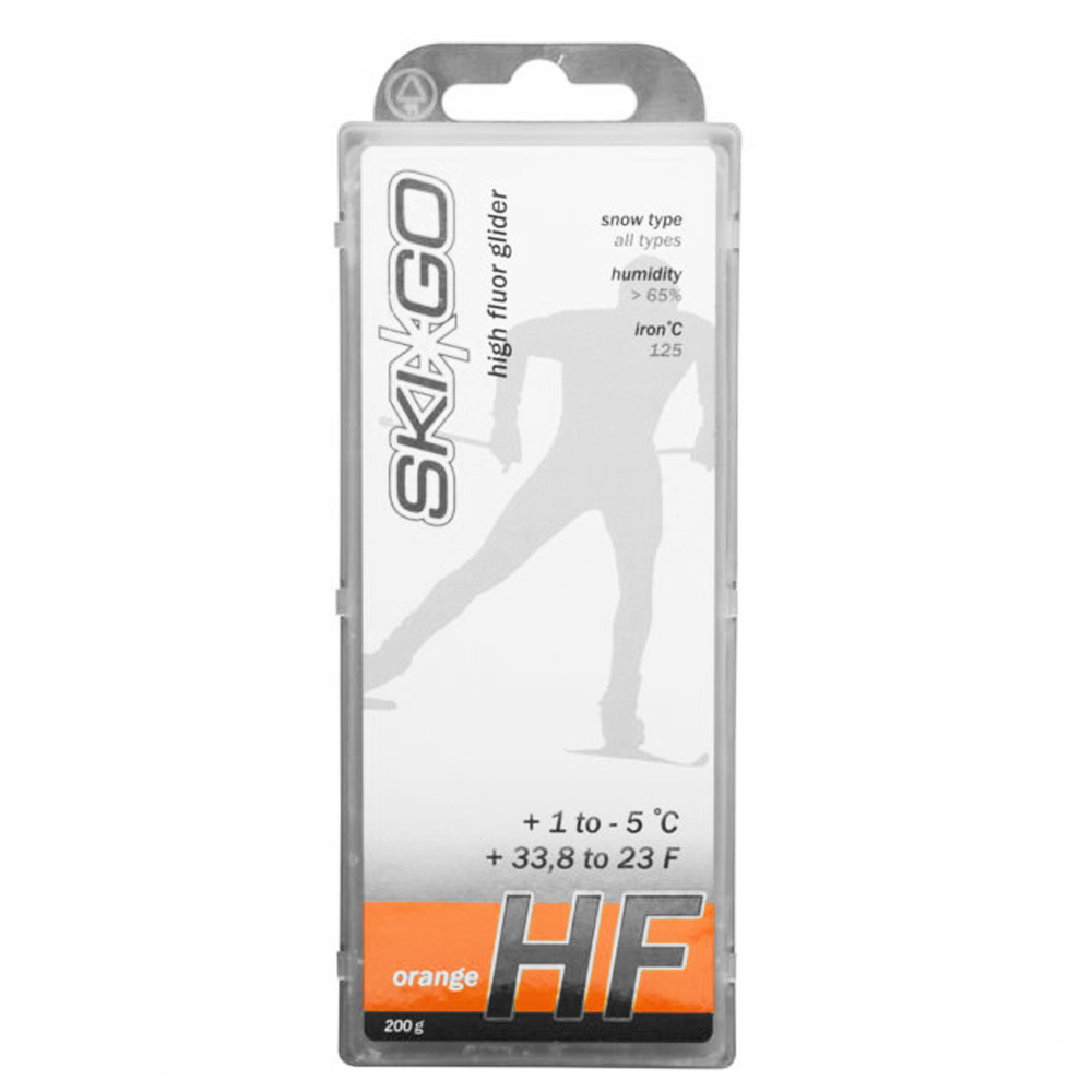 Парафин SkiGo HF Orange +1 -5 200гр