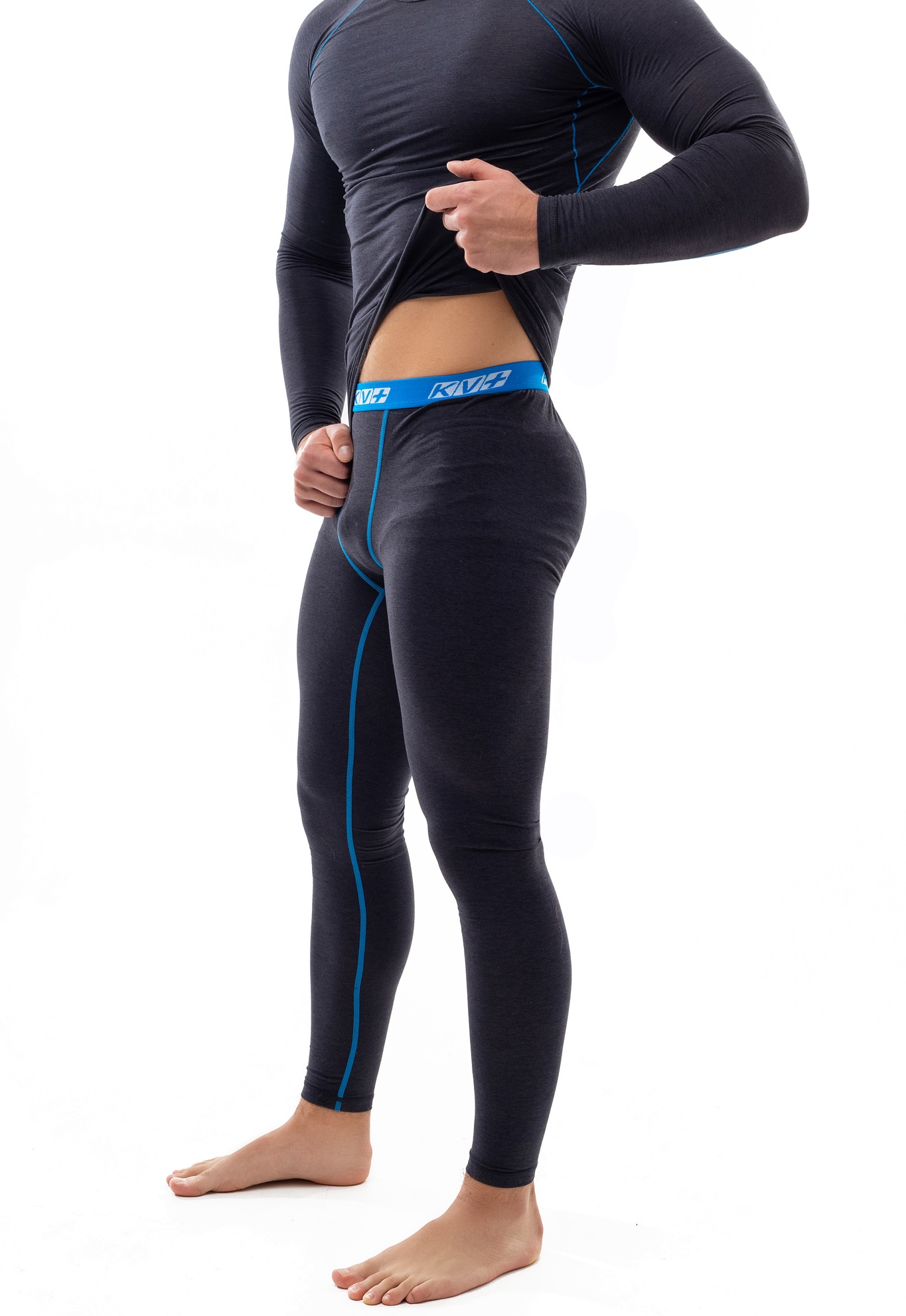 Кальсоны KV+ TENERO мужские (S, 1,Темно серый )