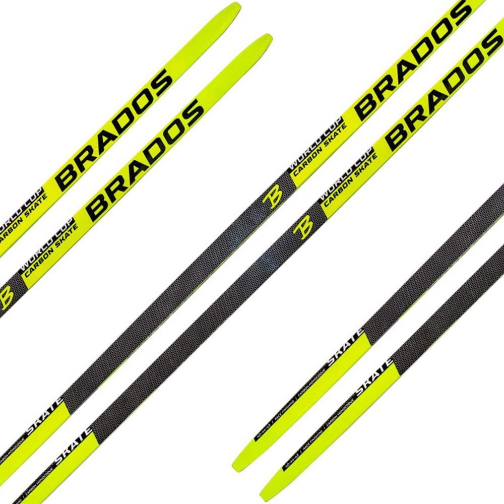 Лыжи BRADOS CARBON SKATE YELLOW