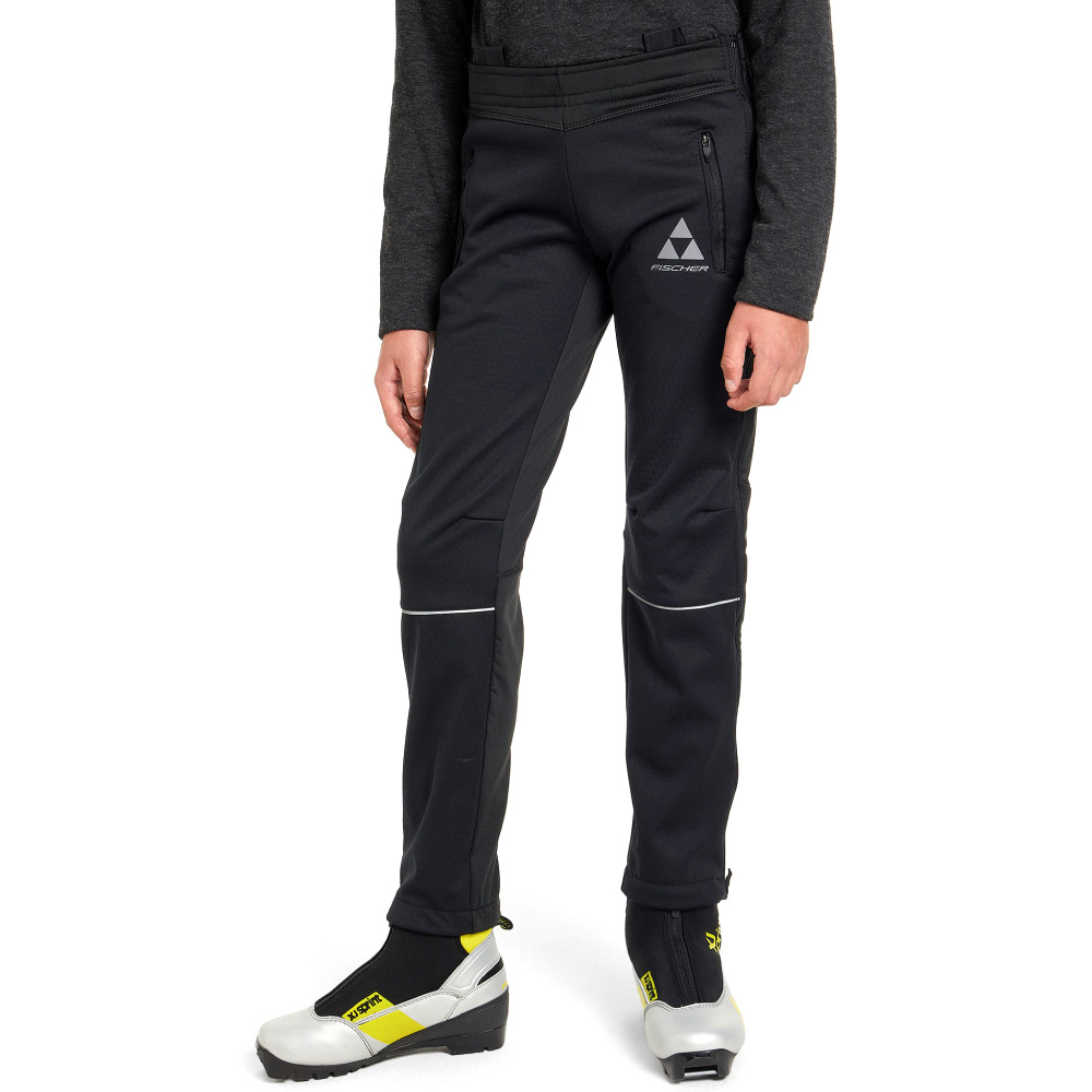 Брюки  FISCHER Softshell Warm детск (146, 100 Черный)