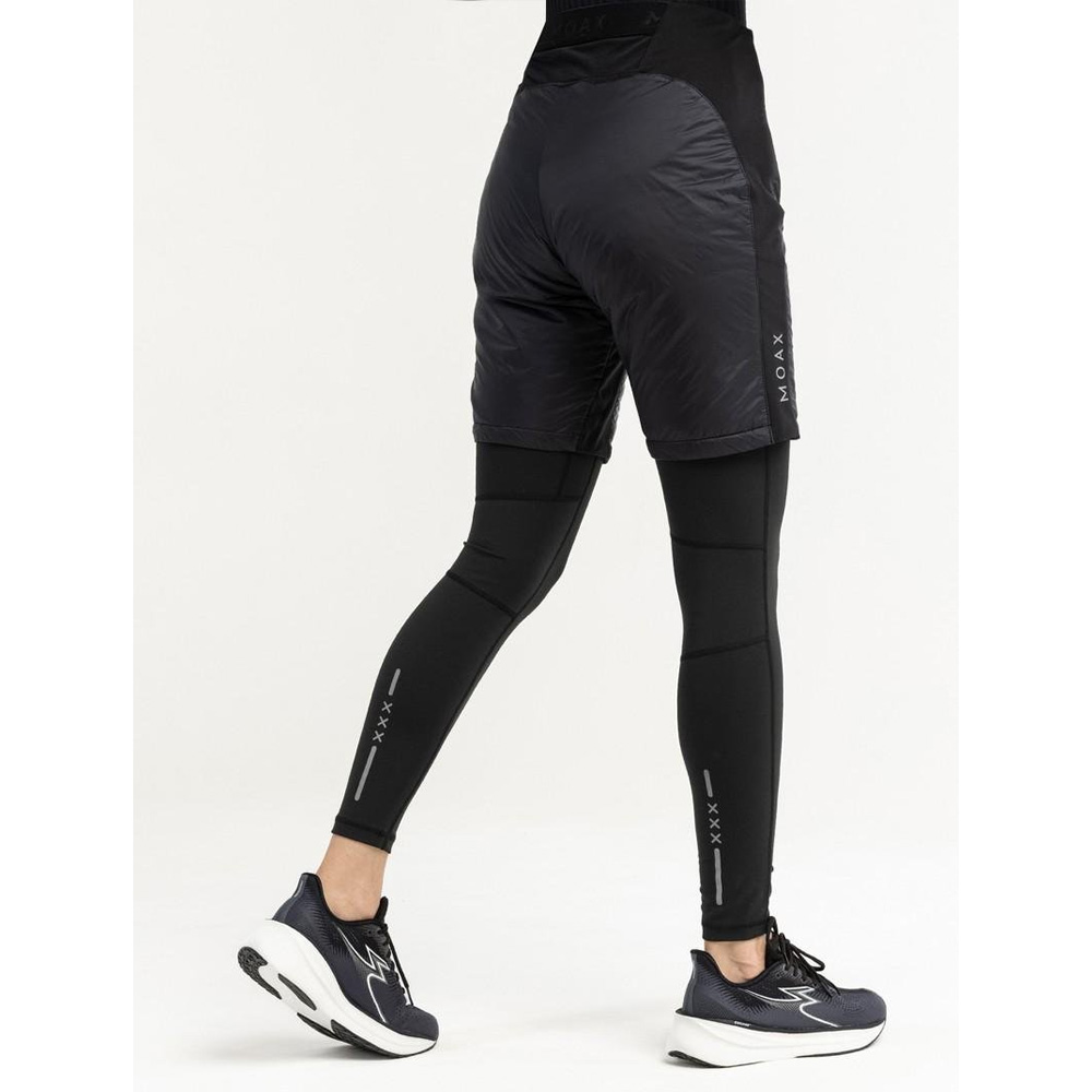 Шорты утепленные MOAX Laura жен. (L, 10001 Черный)