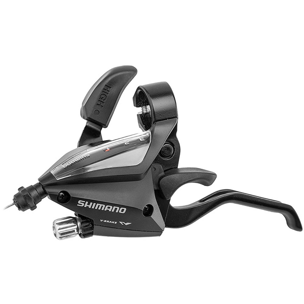Шифтер/Тормозная ручка Shimano Altus, EF500, правый, 8 скоростей, индикатор, тор, ручка под 2 пальца