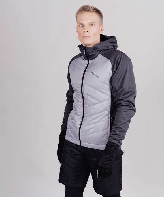 Куртка Nordski Hybrid Hood (M, 201 Серый)