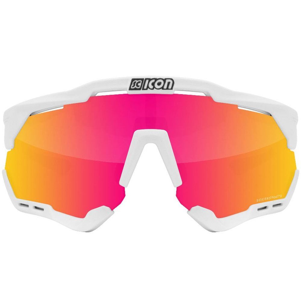 Очки SCICON Aeroshade XL Multimirror Red +Rain Clear /White gloss