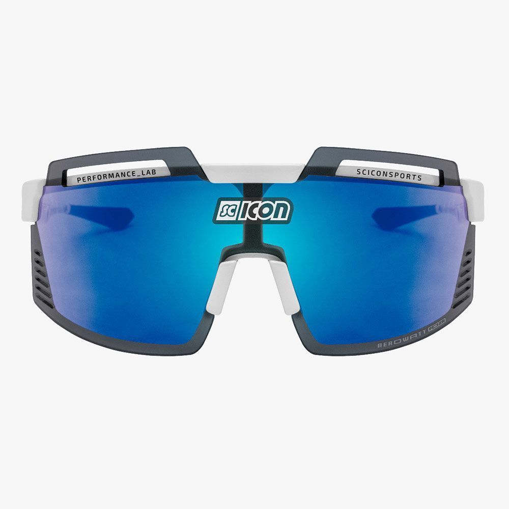 Очки SCICON Aerowatt Foza White Multimirror Blue + Rain Clear