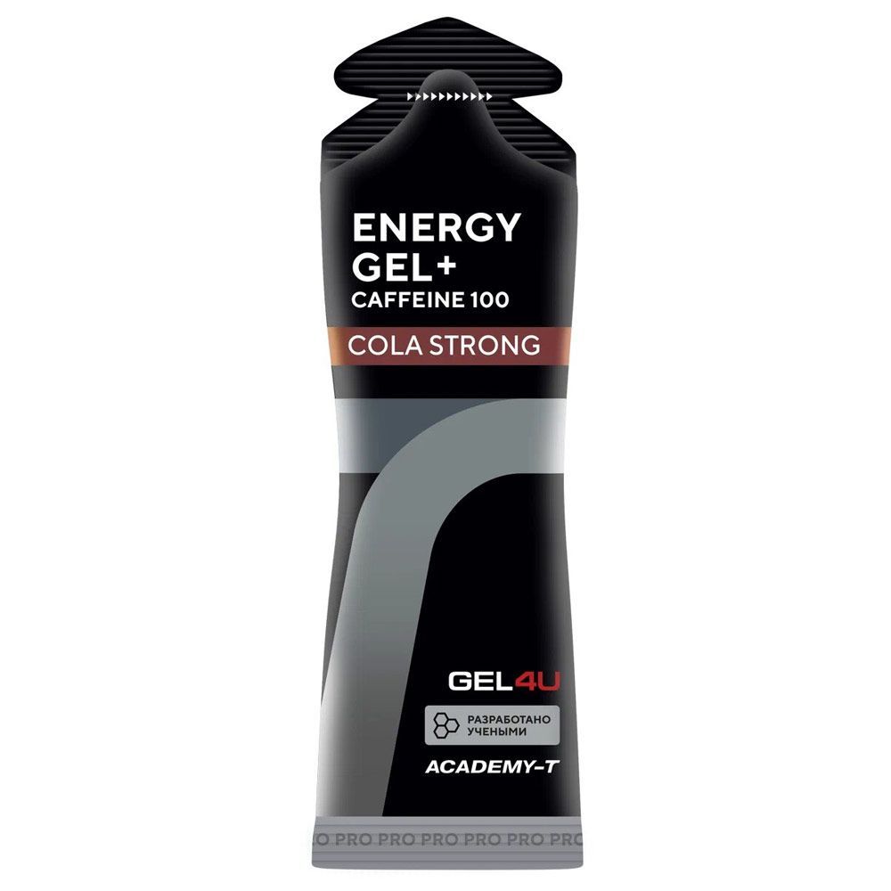 Гель энергетический углеводный с кофеином GEL4U, вкус Кола, 60 гр.