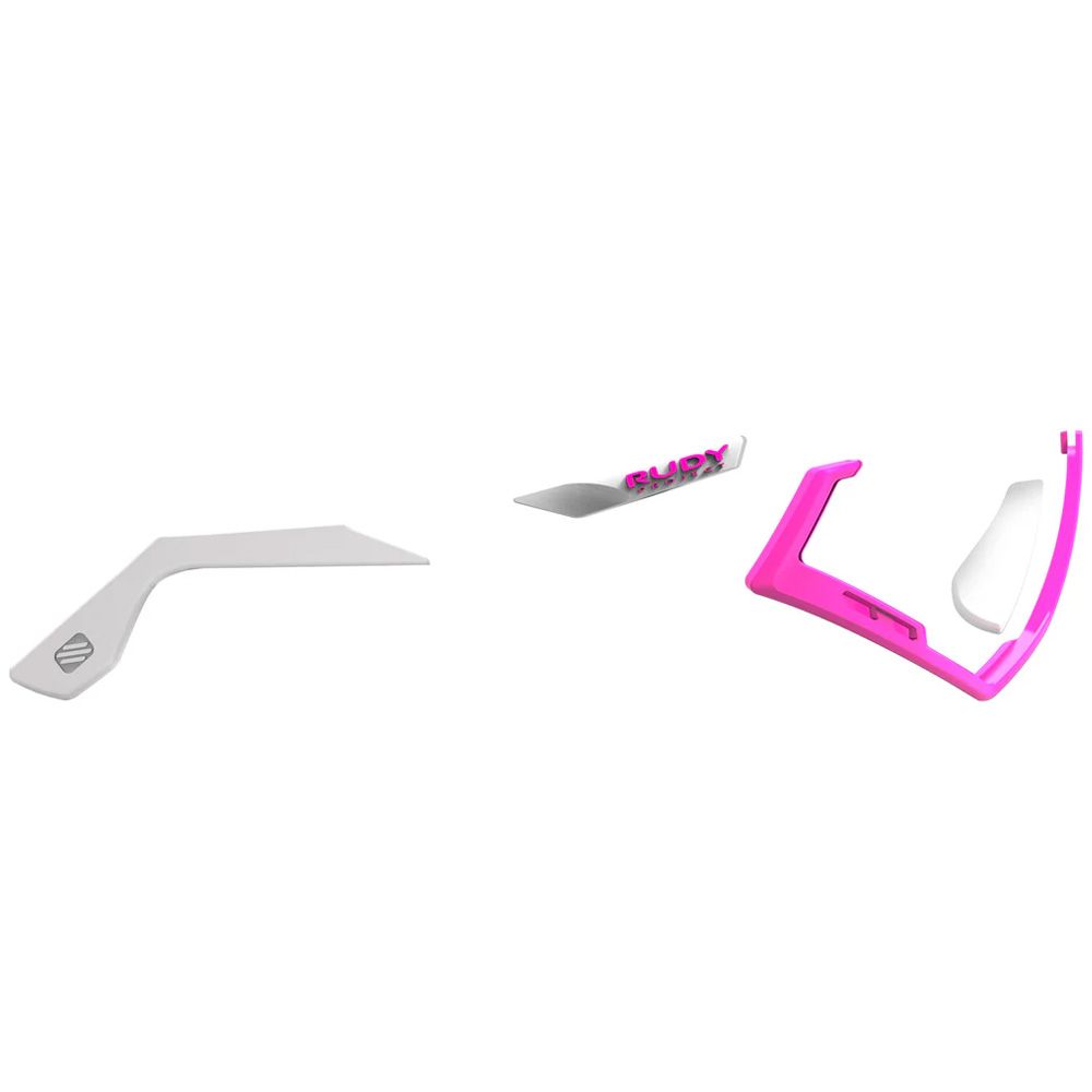 Дужки+переносицы+бампер для очков Rudy Project DEFENDER White-Fuxia/White