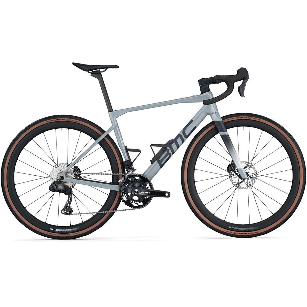 Велосипед гравел BMC Kaius 01 THREE GRX Di2 GreyBlack/Brushed
