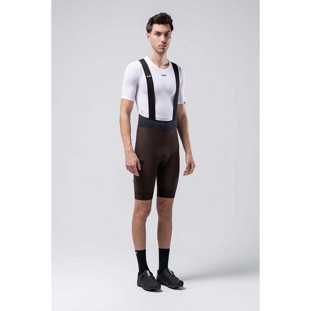 Велотрусы c лямками GOBIK GRIT 2.0 MEN COCOA - K10
