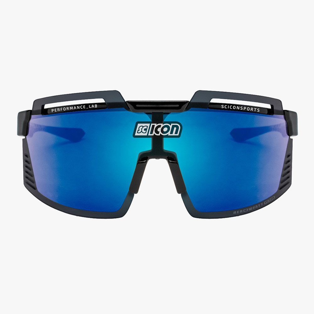 Очки SCICON Aerowatt Foza Black Multimirror Blue + Rain Clear