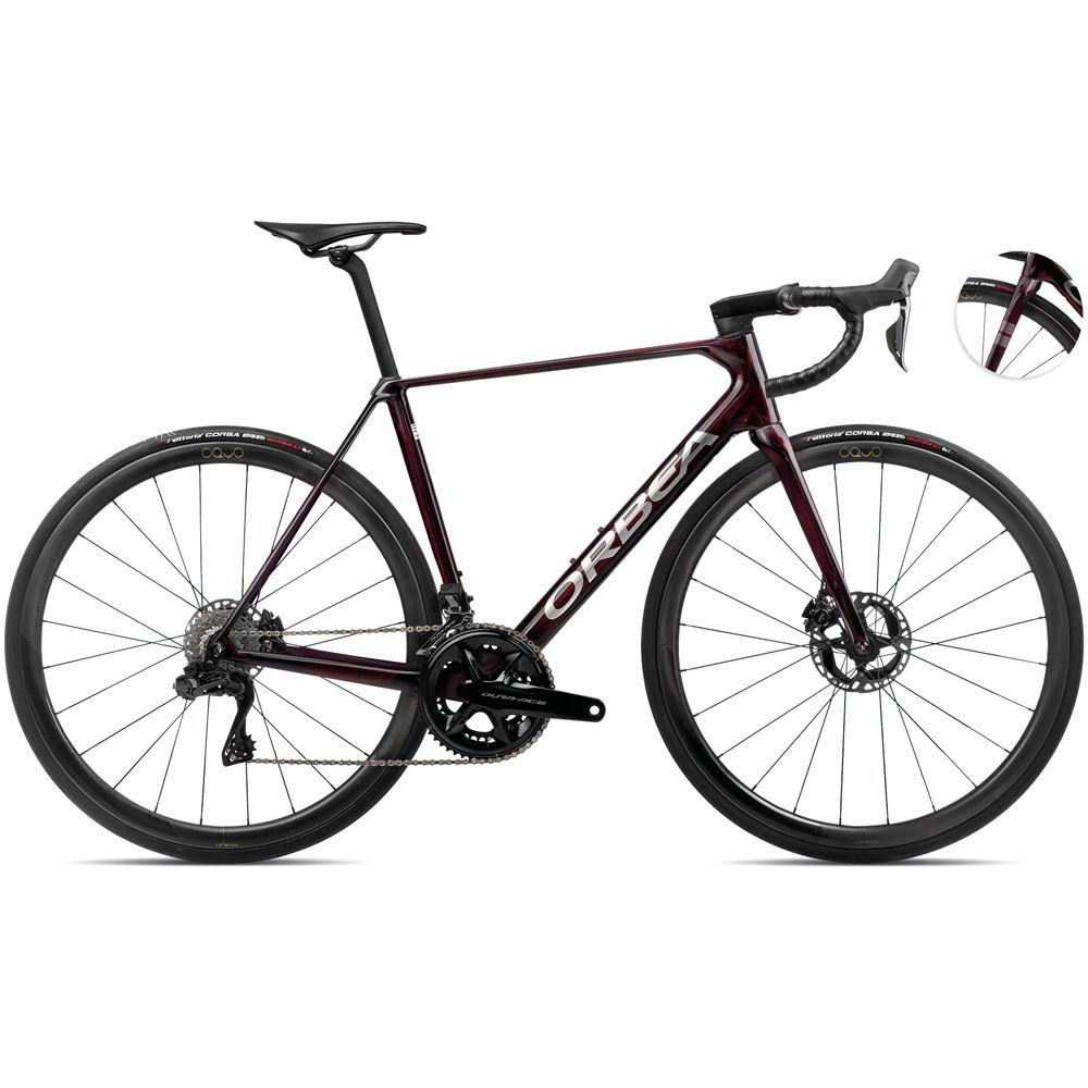 Велосипед шоссейный Orbea ORCA M10ILTD PWR (CD, 53, Винный/серый)