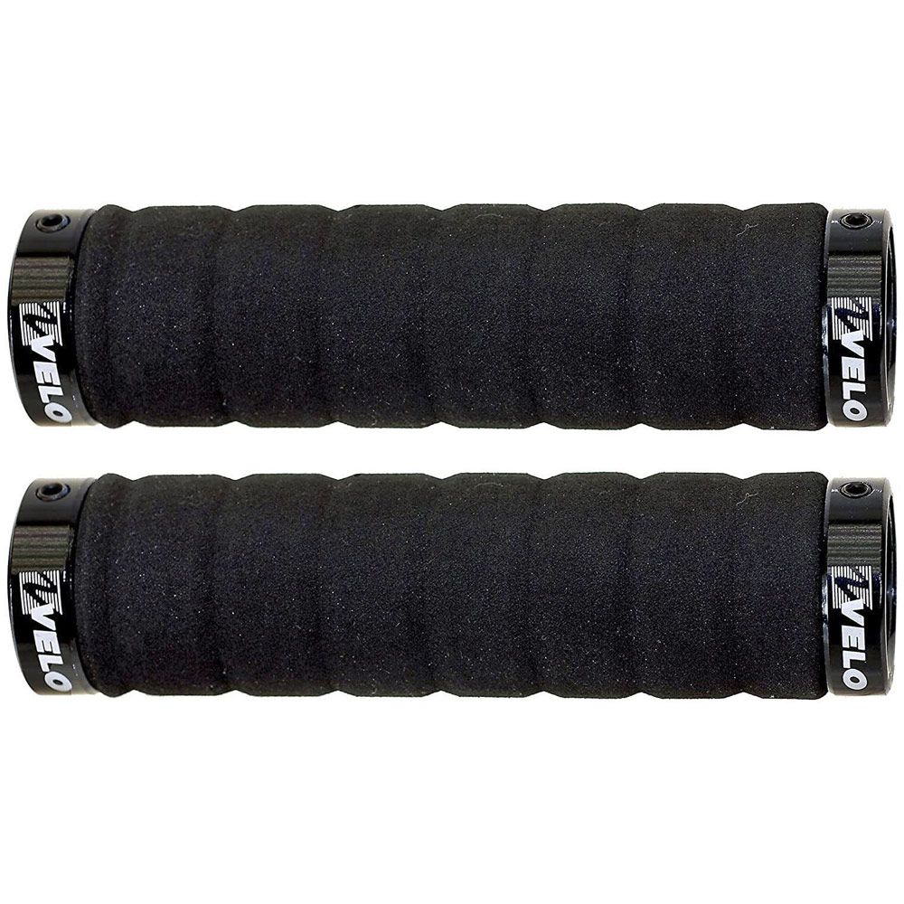 Грипсы Velo 130mm, черн., ударопогл. порист.матери