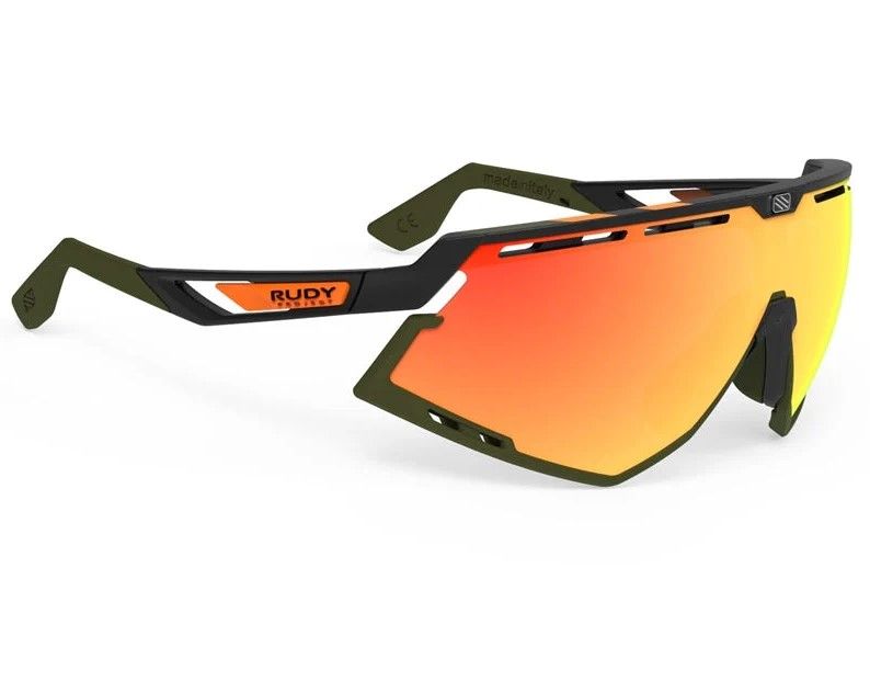 Очки Rudy Project DEFENDER Black Matte/Olive Green - Multi LS Orange