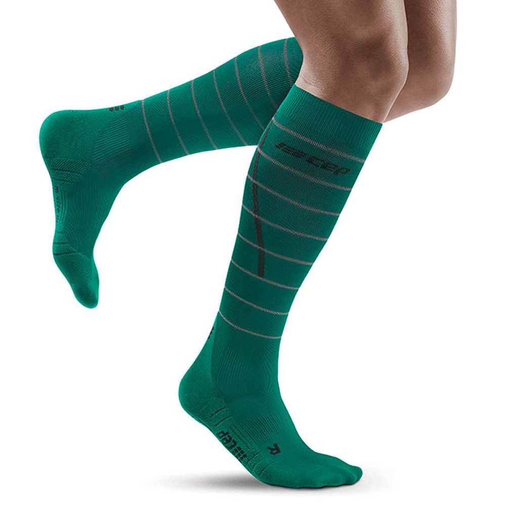 Компрессионные гольфы CEP REFLECTIVE для бега, со светоотражателями,мужские C123RM