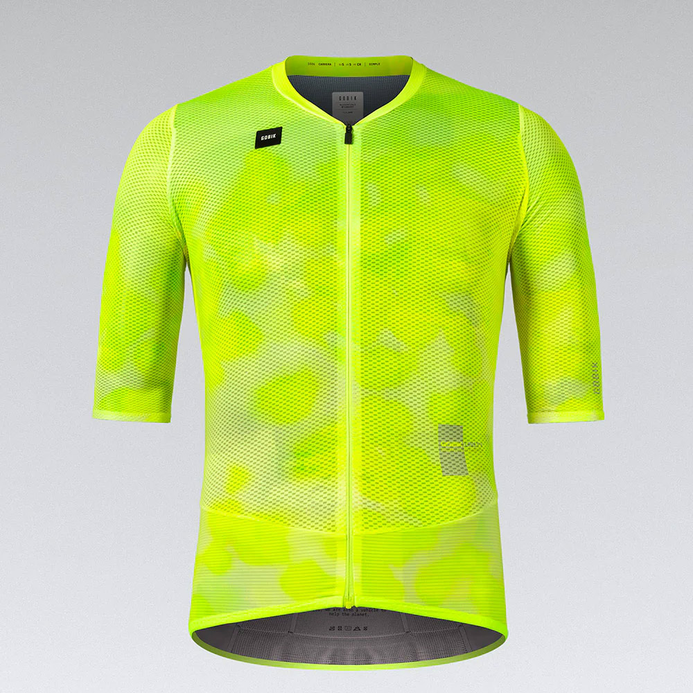 Майка кор.рукав GOBIK CARRERA 3.0 унисекс (2XL, Неоново-желтый)