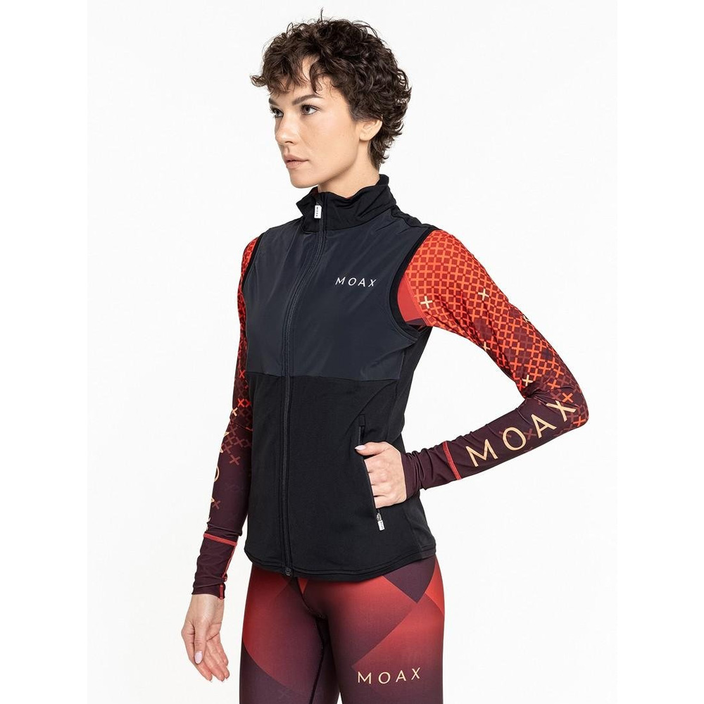 Жилет MOAX Force Wind женск. (S, 10000 Черный)