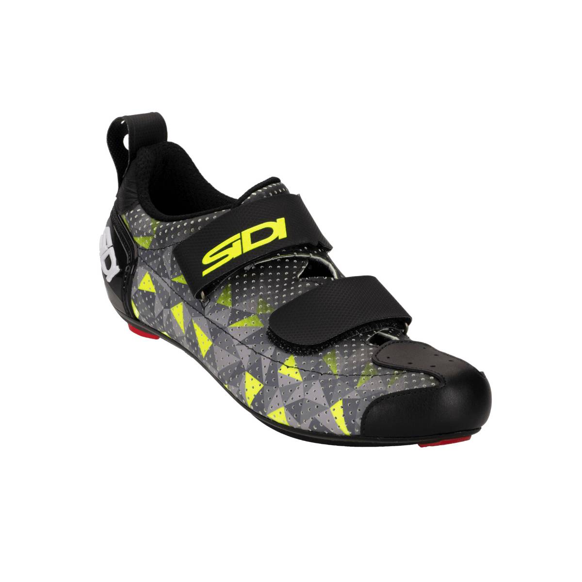 Велотуфли SIDI T-5 AIR CARBON COMP  (42,5, Серый/желтый/черный)
