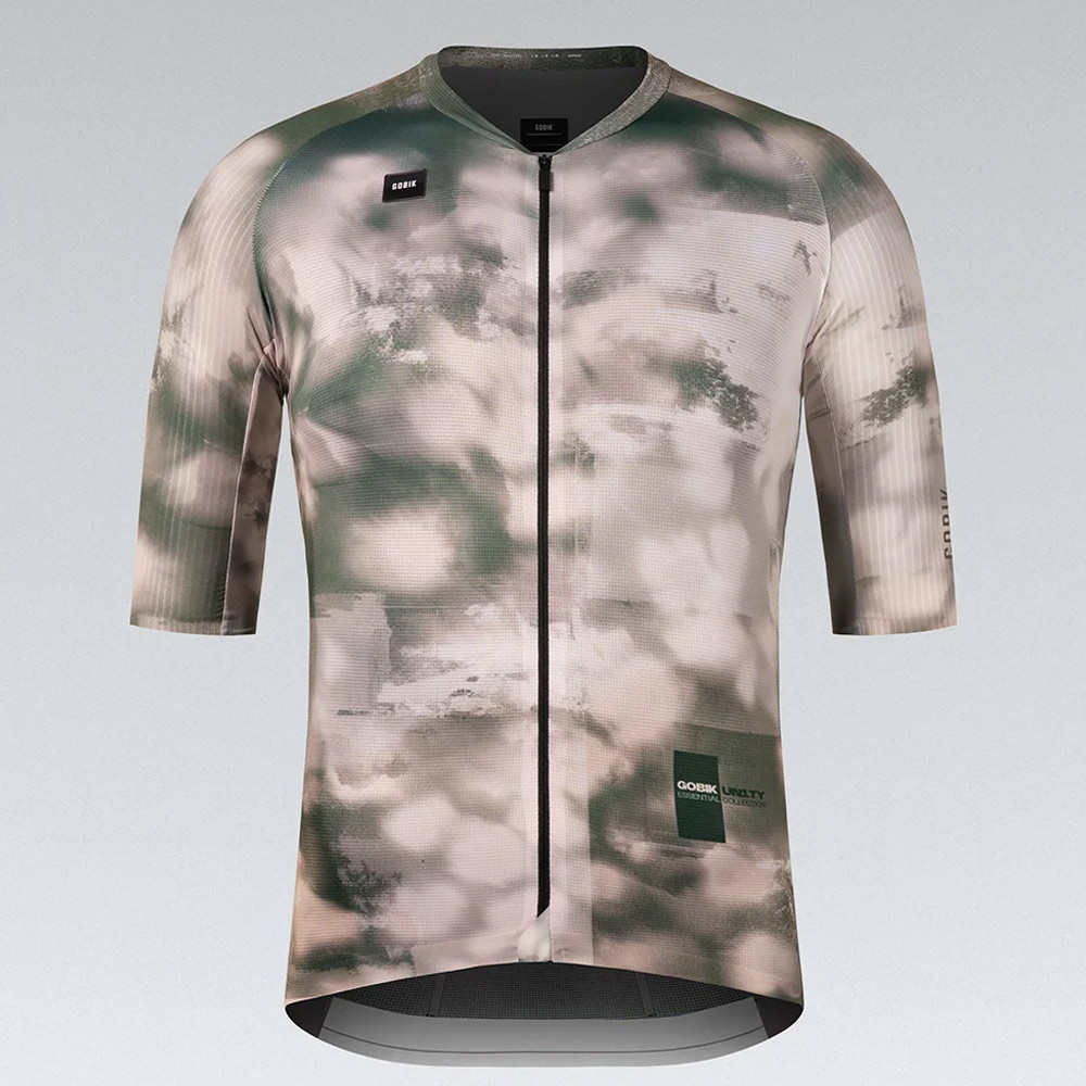 Майка кор.рукав GOBIK REACTIVE унисекс (2XL, Серо-зеленый/розовый)