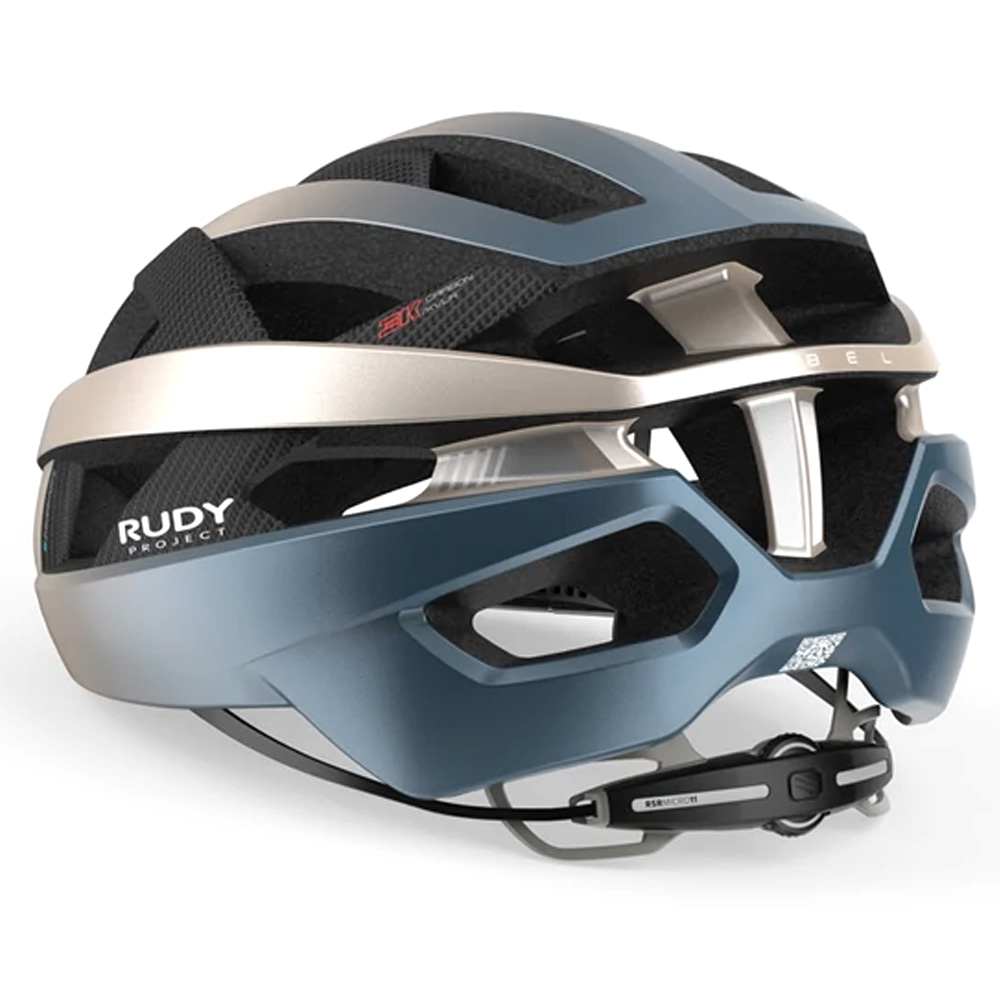 Шлем Rudy Project REBEL Champagne/Blue Avio Metal Matte S/M