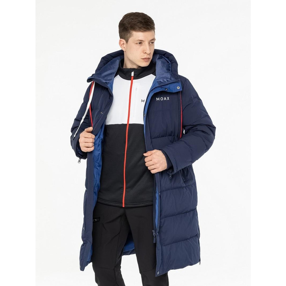 Пальто пуховое MOAX  Dachstein Team муж. (L, 72107 Синий/ Олимпийский синий)