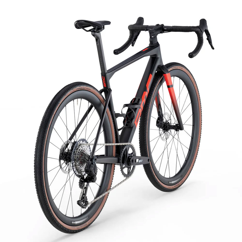 Велосипед gravel BMC Kaius 01 FOUR Rival AXS XPLR 1x13 Black/Red/Black