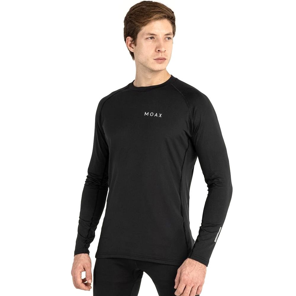 Термобелье верх Moax Comfort Warm LS мужск (L, 10000 черный)