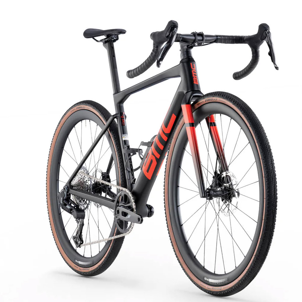 Велосипед gravel BMC Kaius 01 FOUR Rival AXS XPLR 1x13 Black/Red/Black