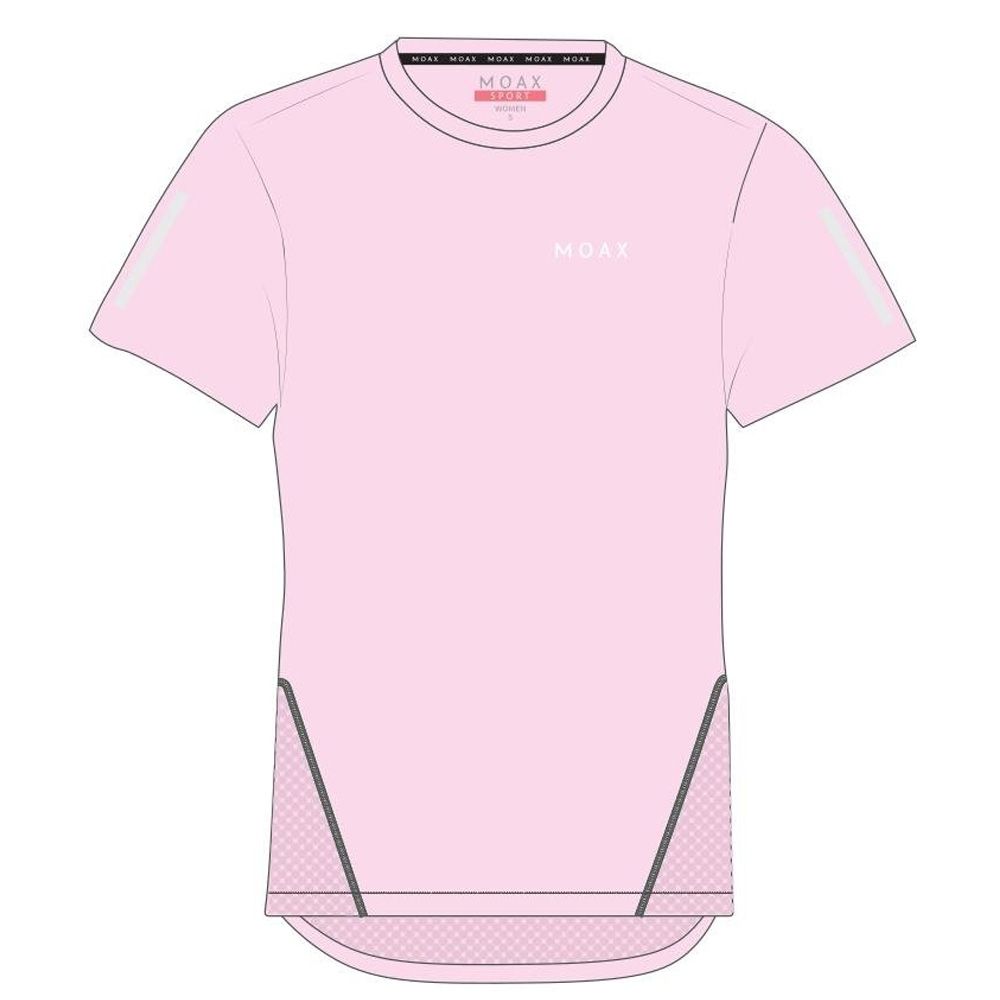 Футболка MOAX  Motion Mesh женск. (L, 92809 Нежно розовый)