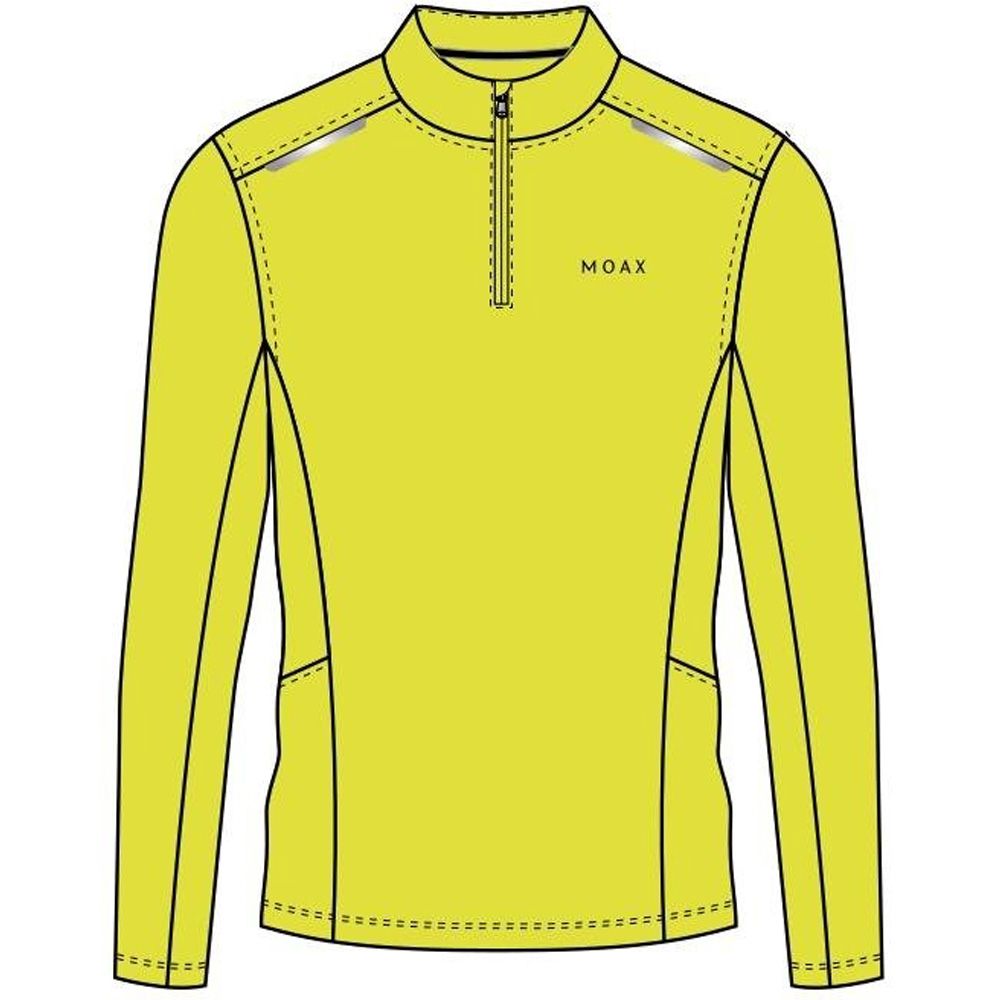 Лонгслив MOAX Flame на молнии 1/2 женск.