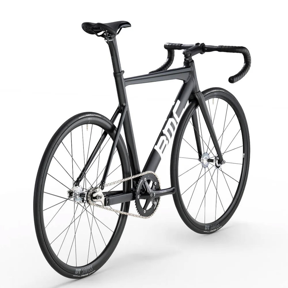Велосипед трековый BMC Trackmachine AL ONE Miche Black/White/Carbon