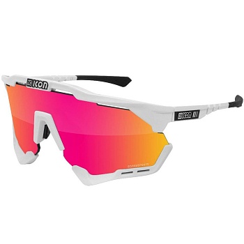 Очки SCICON Aeroshade XL Multimirror Red +Rain Clear /White gloss