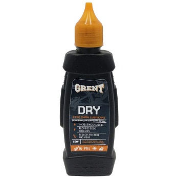 Синтетическая смазка GRENT PTFE Dry Lube для цепи для сухой погоды с тефлоном 60 мл