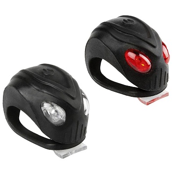 Фонарь-мигалка M-Wave Mamba мини 3 функ. 2 бел., 2 крас.диод