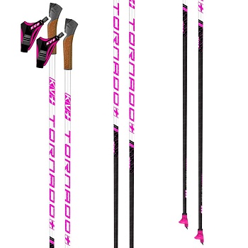 Палки лыжные KV+ TORNADO Pink QCD