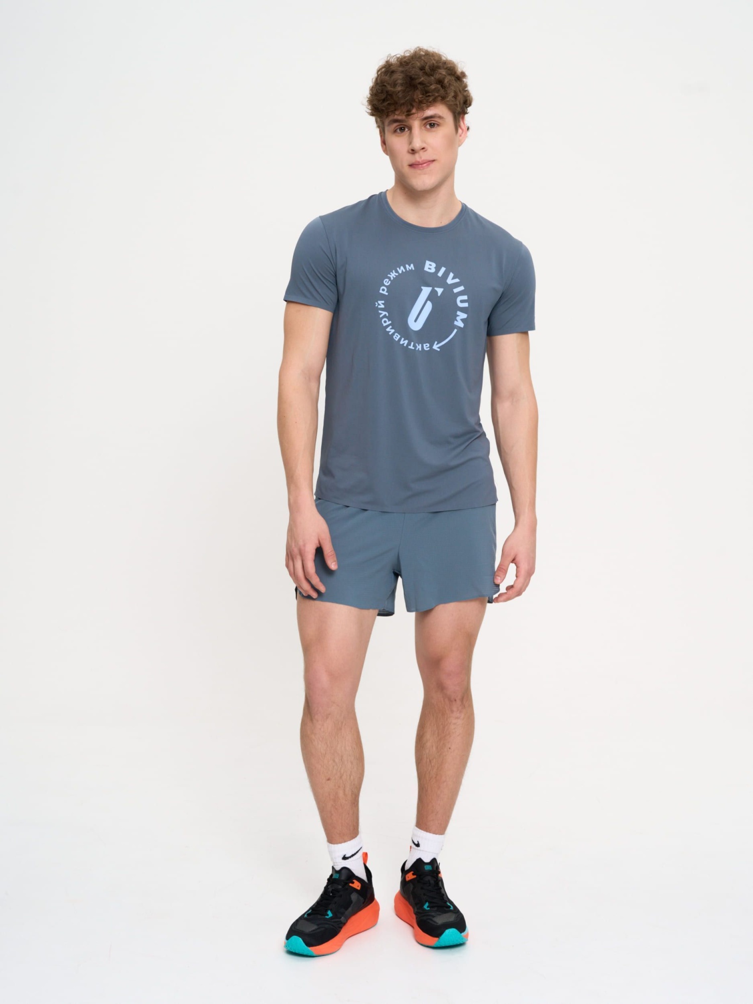 Футболка BIVIUM  Тайм мужская (L(52-188), Графит)