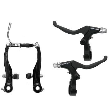 Тормоза V-brake + ручки PROMAX 360854+360859