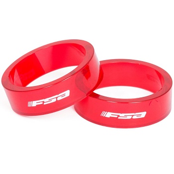 Кольцо под вынос FSA 1"1/8 10mm Transp Red