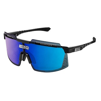 Очки SCICON Aerowatt Foza Black Multimirror Blue + Rain Clear