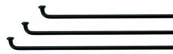 Спица cn SPOKE 2 mm x 262 mm Nirosta черн.(нержав. сталь)