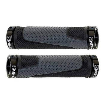 Грипсы Velo  D3 Alloy 130mm, черн., с фиксатором