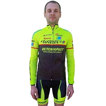 Куртка-дождевик Biemme JAMPA 2 Waterproof Velomarket Team yelllow fluo