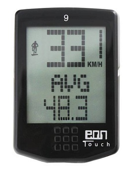 Велокомпьютер Echowell EON TOUCH9, 9 функций, сенсорн., влагостойк.