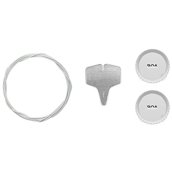 Замок для обуви Fizik BOA® LI2 DIAL B (Vento Infinito Carbon) прав.+левый, черный